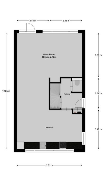 J.H.Burgerlaan 18, 's-Graveland plattegrond-22