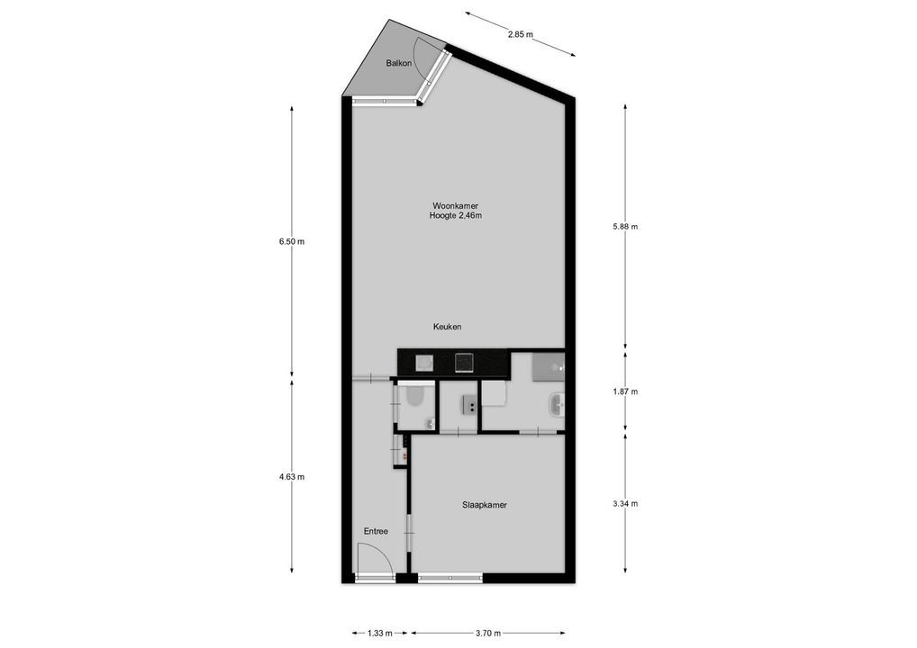 Koningsstraat 65 15, Hilversum plattegrond-22