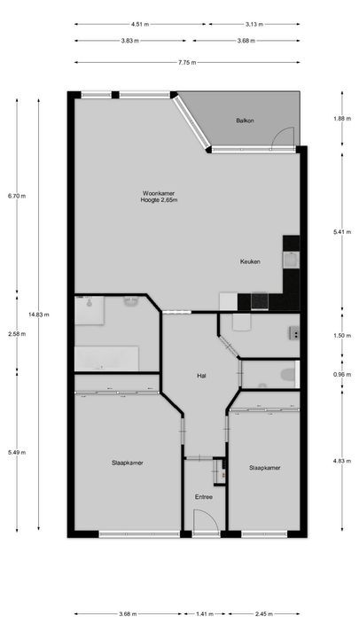 Schoolstraat 80, Bussum plattegrond-21