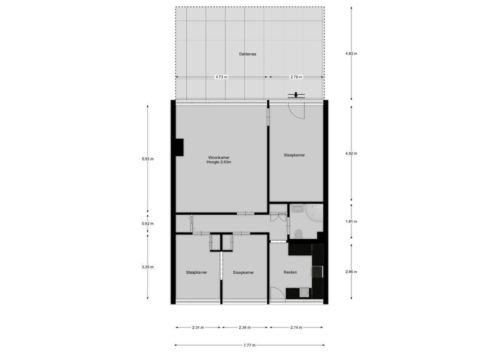 Admiraal de Ruyterlaan 40, Hilversum plattegrond-20