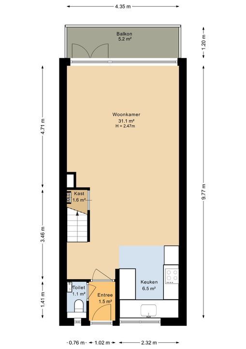 Frans Halslaan 7 I, Loosdrecht plattegrond-5