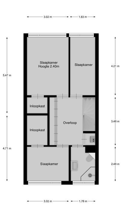 Willibrorduslaan 42, Hilversum plattegrond-21