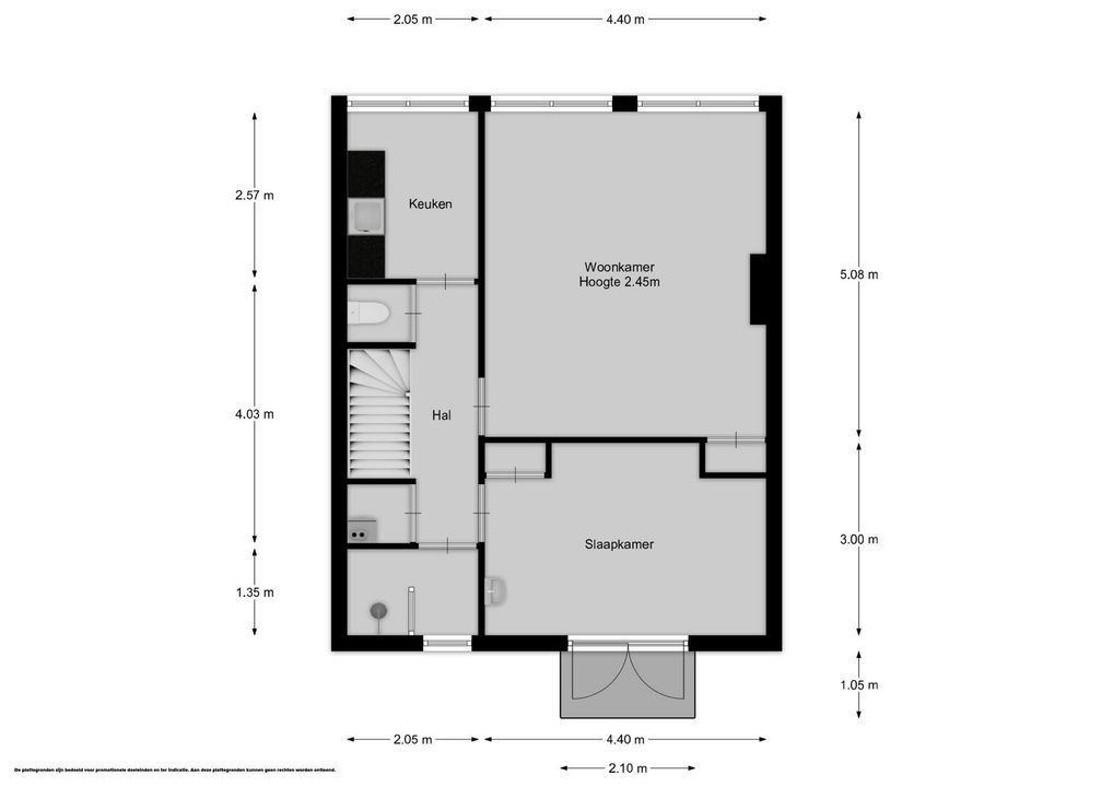 Bodemanstraat 1 A, Hilversum plattegrond-9