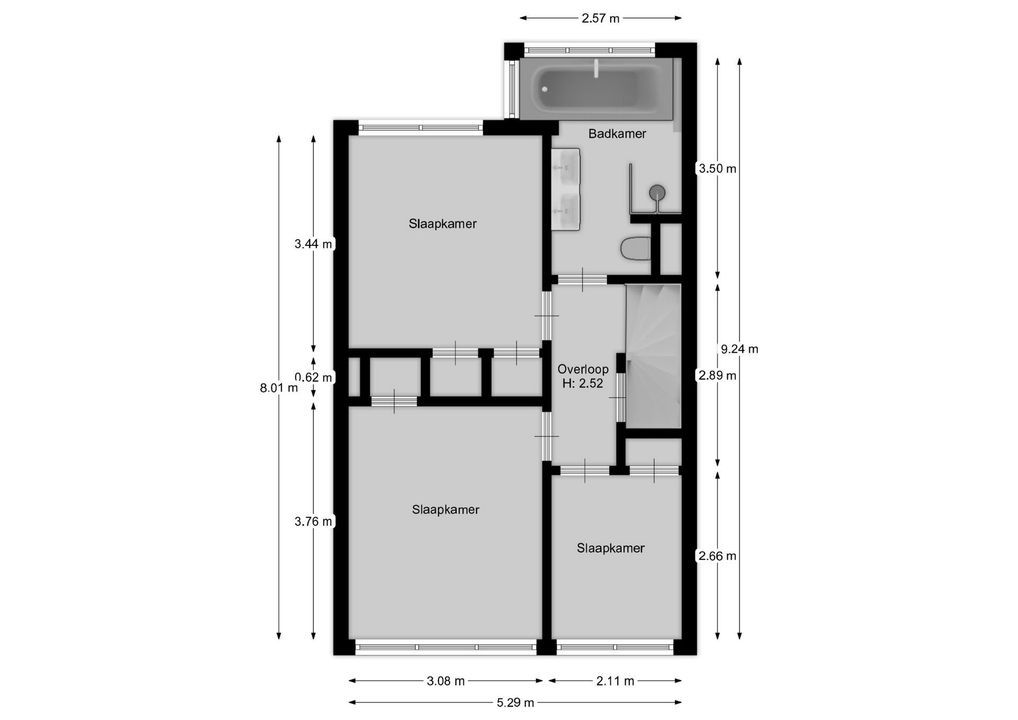 Vossiuslaan 51, Bussum plattegrond-31