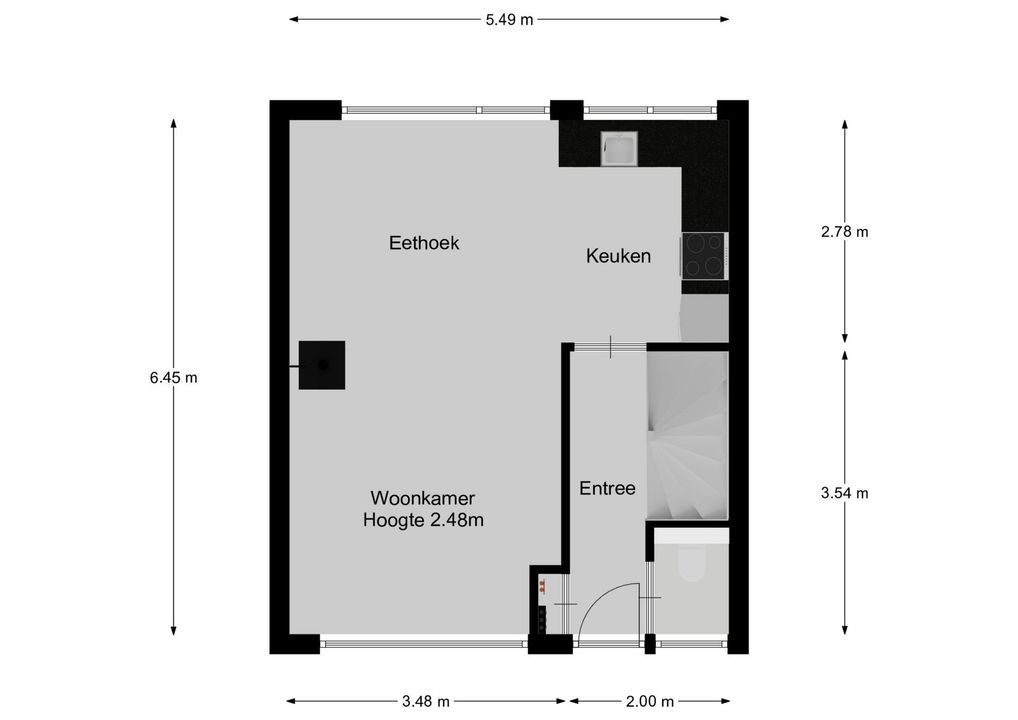 Elbert Mooijlaan 66, Kortenhoef plattegrond-24