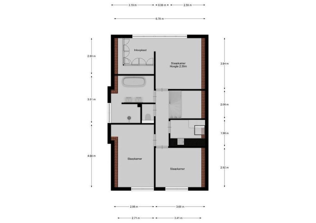 Laantje van Bruijn 55, Blaricum plattegrond-43