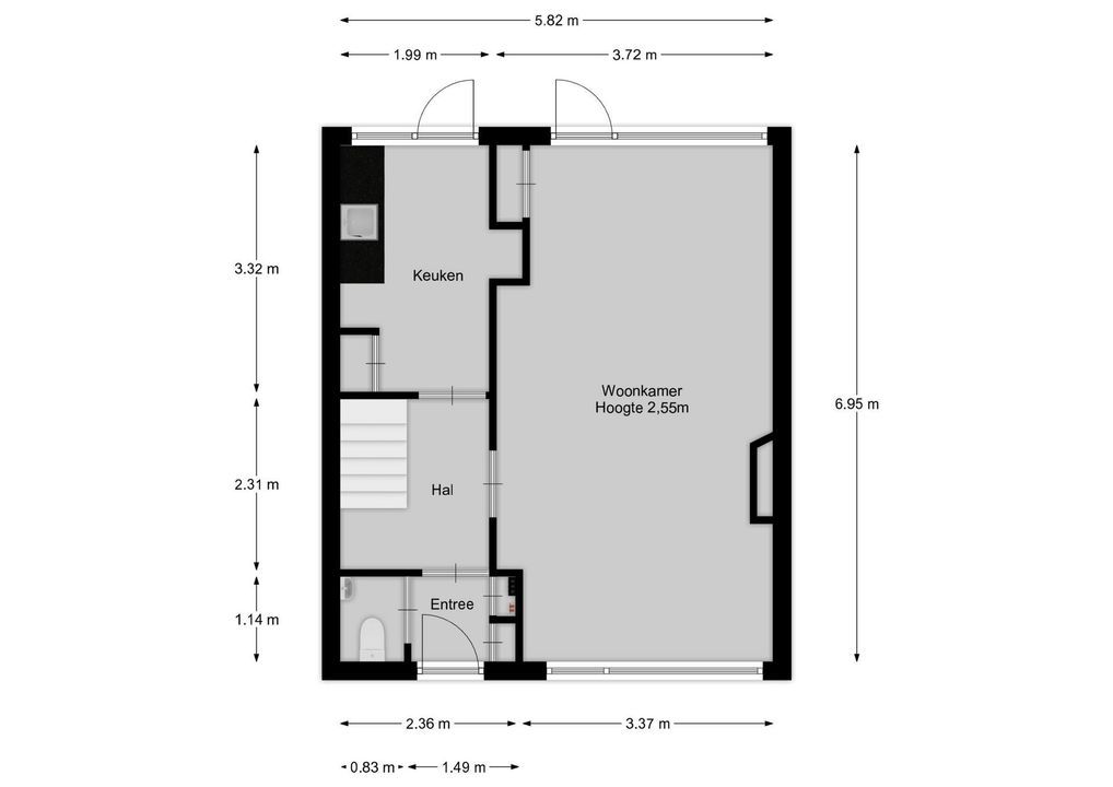 van Hogendorplaan 27, Naarden plattegrond-23