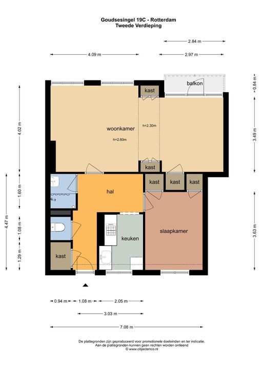 Goudsesingel 19 C, Rotterdam plattegrond-30