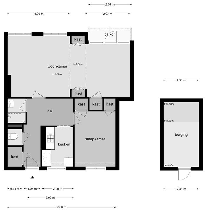 Goudsesingel 19 C, Rotterdam plattegrond-30