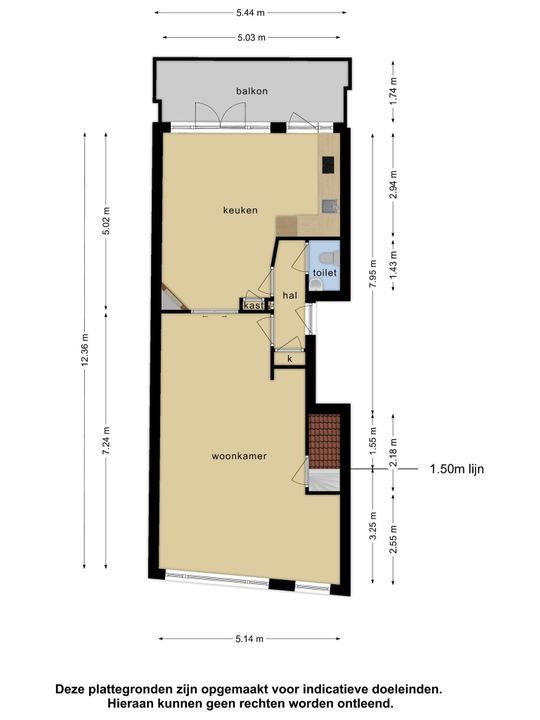 Honingerdijk 11 A II, Rotterdam plattegrond-32