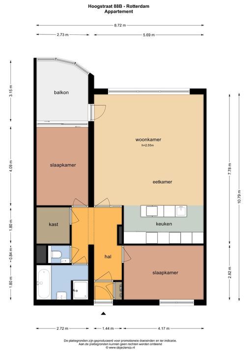 Hoogstraat 88 B, Rotterdam plattegrond-25