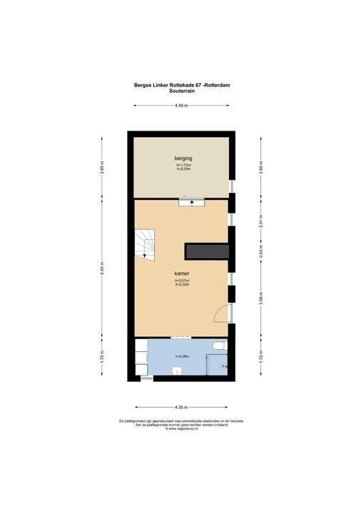 Bergse Linker Rottekade 67, Rotterdam plattegrond-41