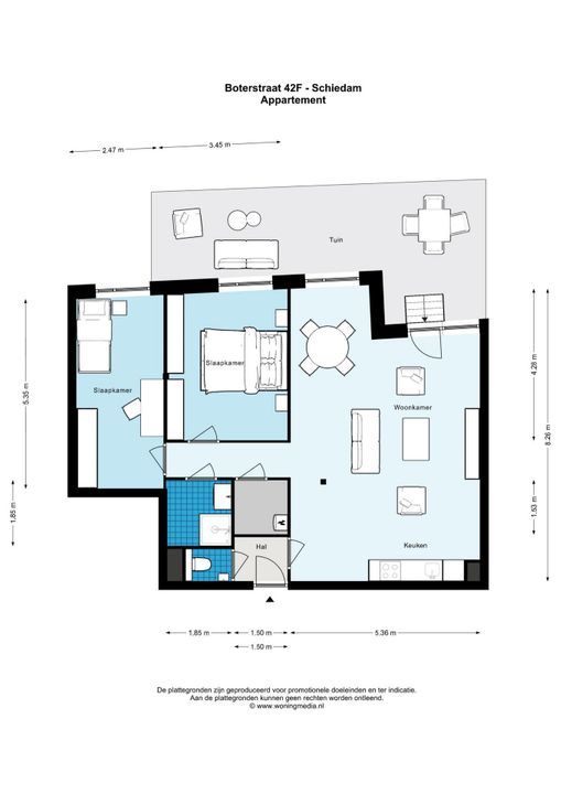 Boterstraat 42 F, Schiedam plattegrond-7