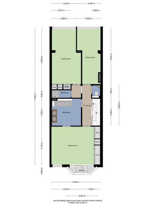 Vijverlaan 47, Rotterdam plattegrond-64