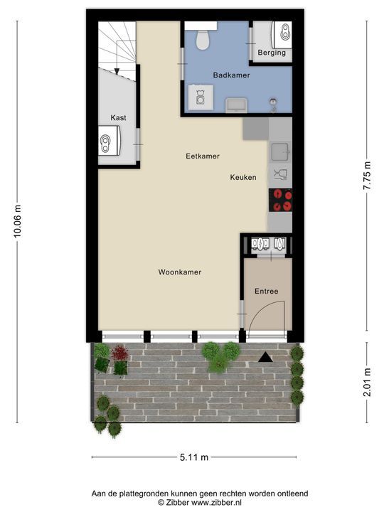 Pietje de Fluiterhof 9, Rotterdam plattegrond-20