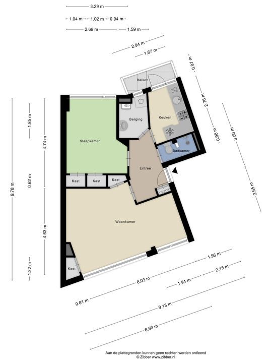 Gansdorppad 9, Rotterdam plattegrond-16
