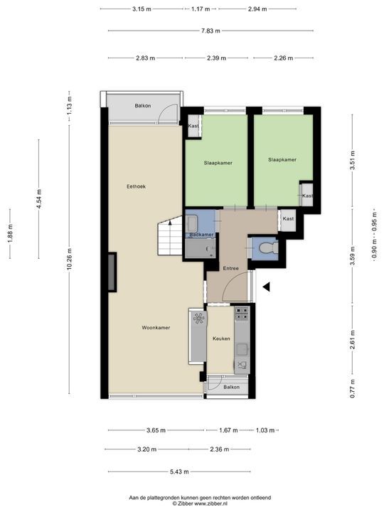 Jonker Fransstraat 115 D, Rotterdam plattegrond-32