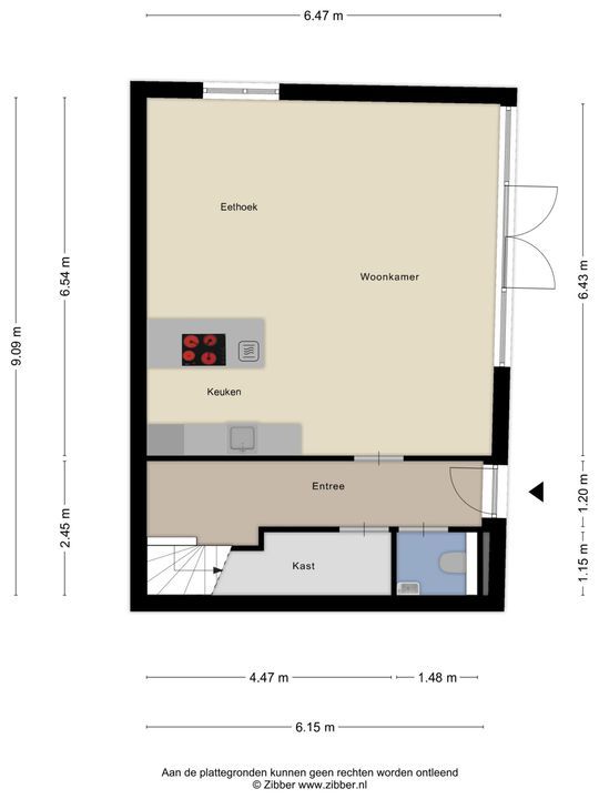 Boterstraat 42 K, Schiedam plattegrond-38