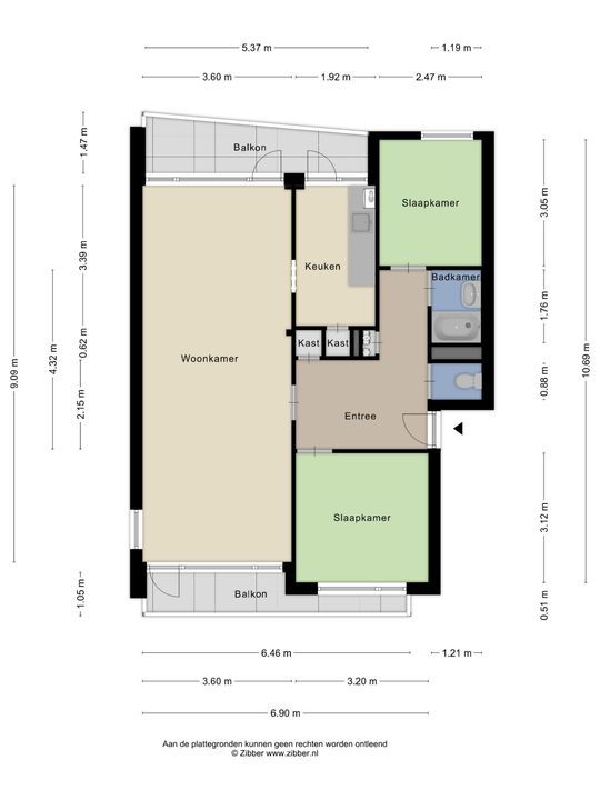 Abraham Kuyperweg 6, Dordrecht plattegrond-19