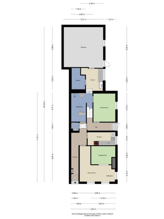 Voorstraat 112, Lekkerkerk plattegrond-57