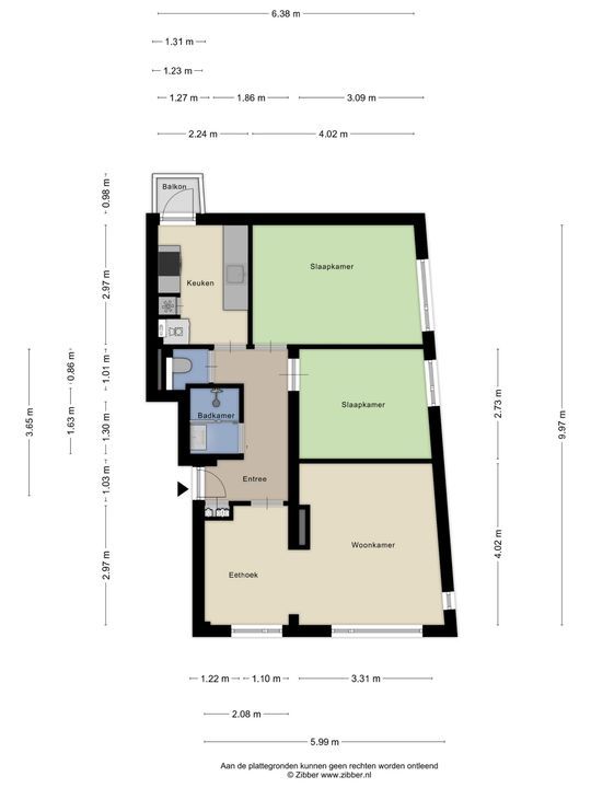 Mariniersweg 96 B, Rotterdam plattegrond-25
