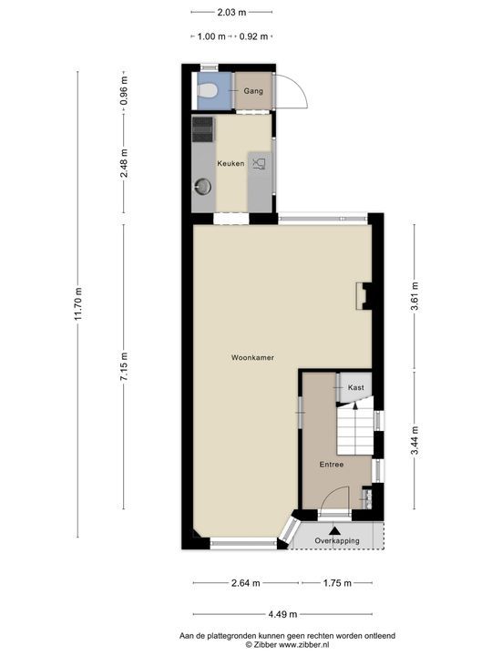 Prins Bernhardstraat 2, Hendrik-Ido-Ambacht plattegrond-27