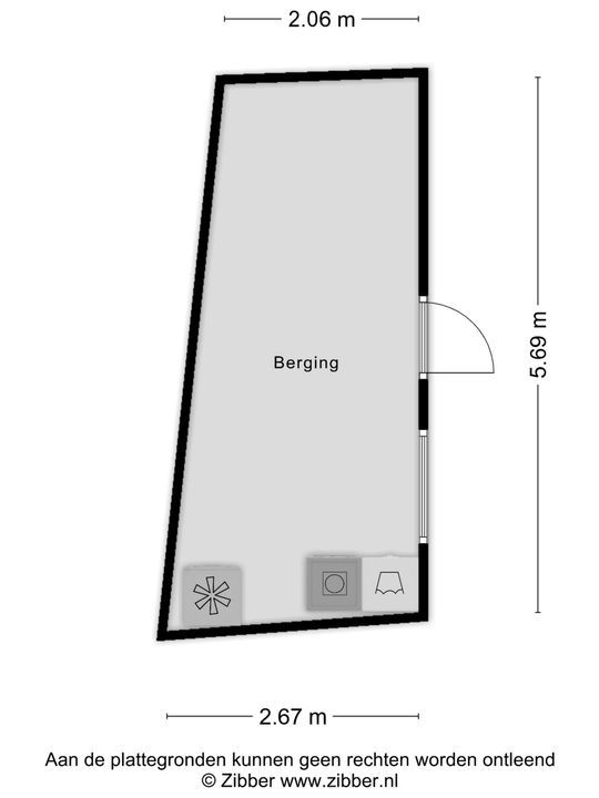 Prins Bernhardstraat 2, Hendrik-Ido-Ambacht plattegrond-27
