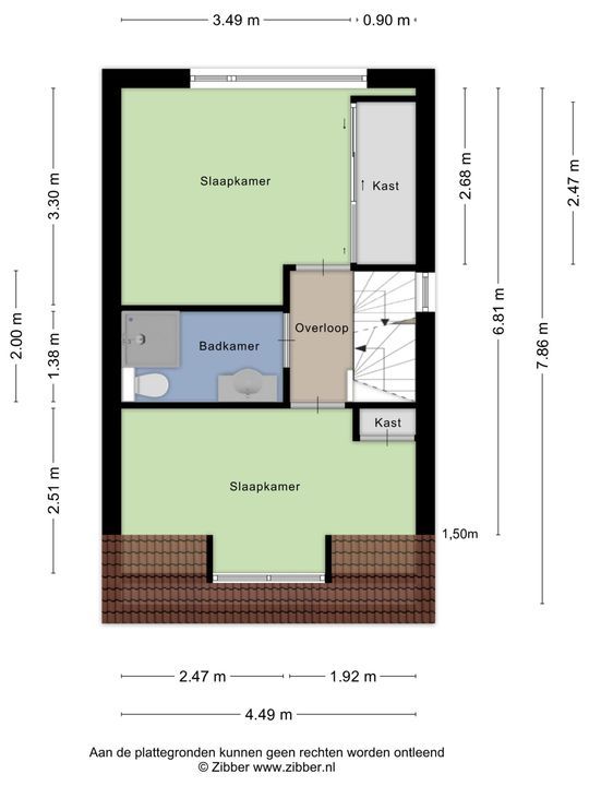 Prins Bernhardstraat 2, Hendrik-Ido-Ambacht plattegrond-27