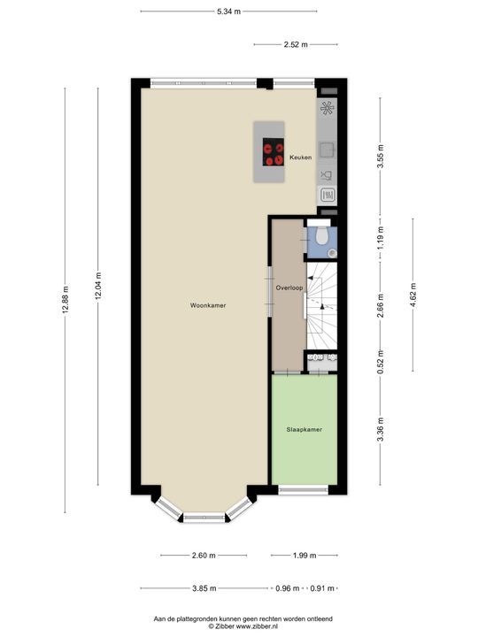 Henegouwerlaan 69 B, Rotterdam plattegrond-55