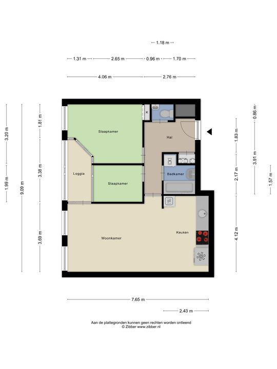Pompenburg 310, Rotterdam plattegrond-30