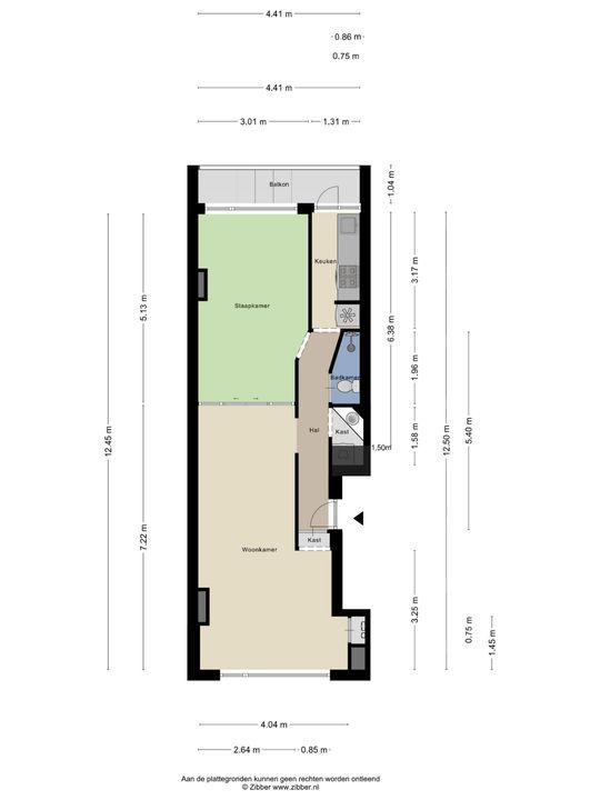 Lisstraat 24 B 01, Rotterdam plattegrond-19