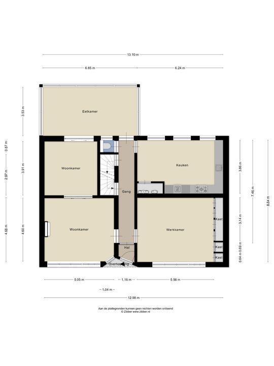 Molenstraat 8, Kinderdijk plattegrond-71