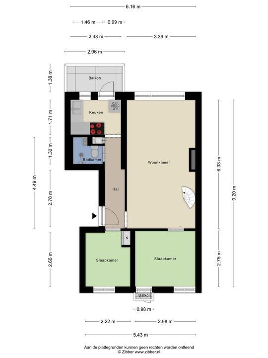 Bernardus Gewinstraat 29 D, Rotterdam plattegrond-30
