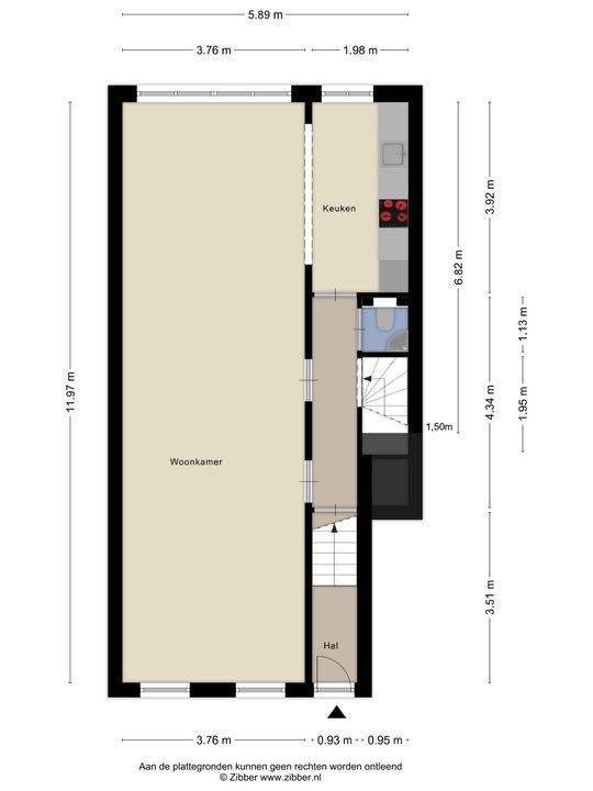 Henegouwerlaan 69 A, Rotterdam plattegrond-40