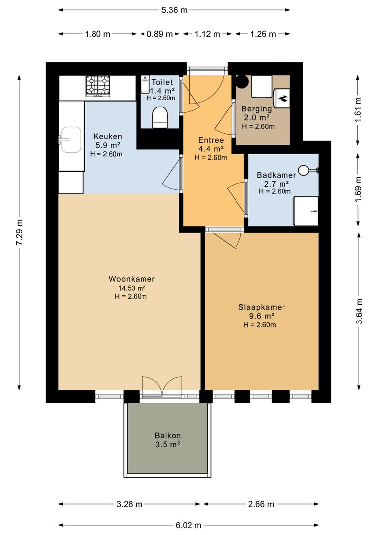 Kranenburgweg 182 S, Den Haag foto-39 blur