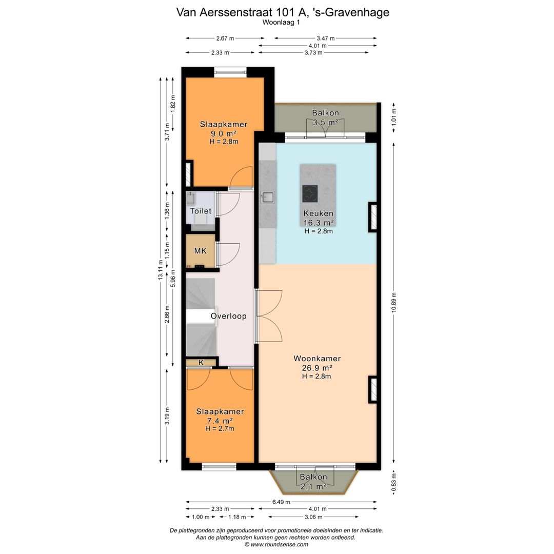 Van Aerssenstraat 101 A, Den Haag foto-50 blur