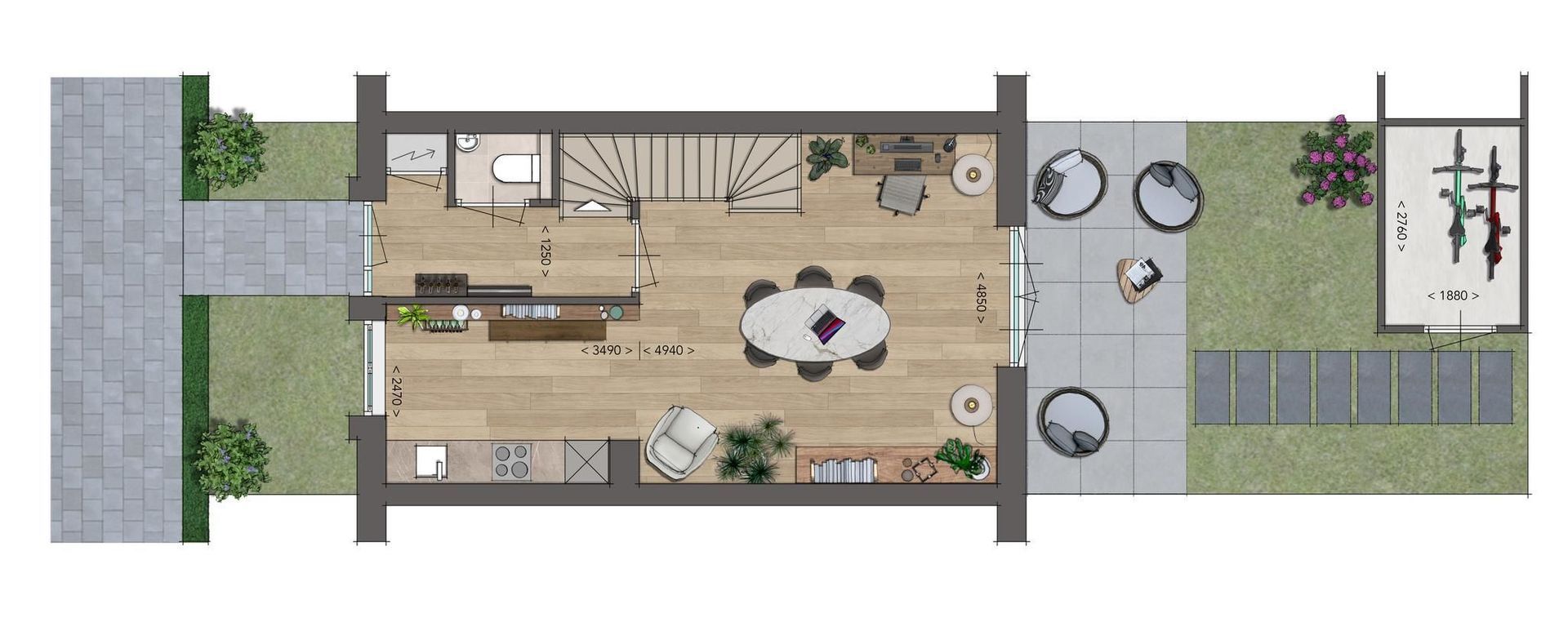 Eindwoningen Blok A B C D 1, Meppel foto-3 blur