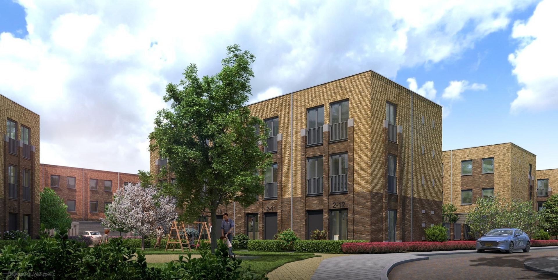 Eindwoningen Blok A B C D 1, Meppel foto-2 blur