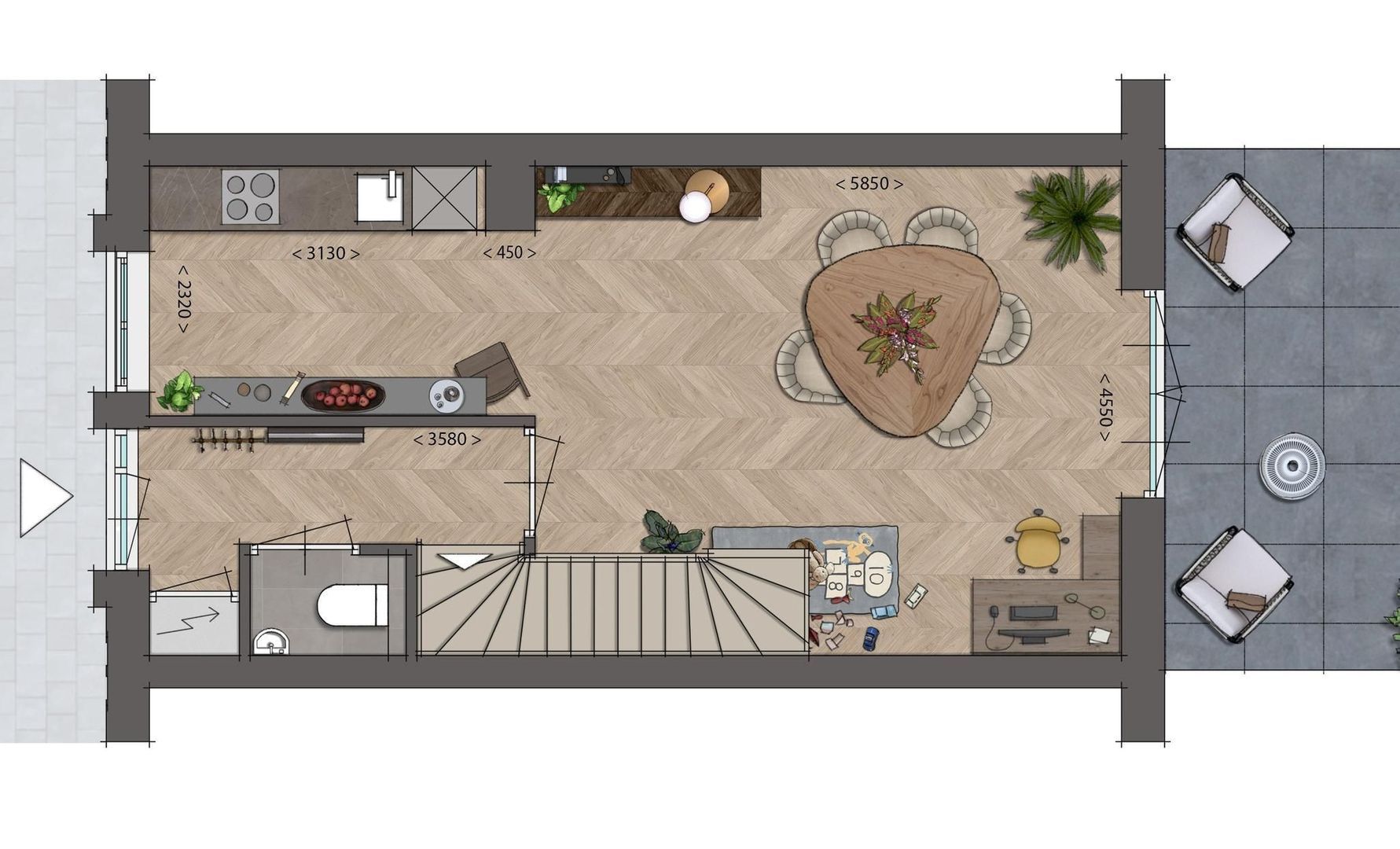 Eindwoningen Blok E F 17, Meppel foto-3 blur