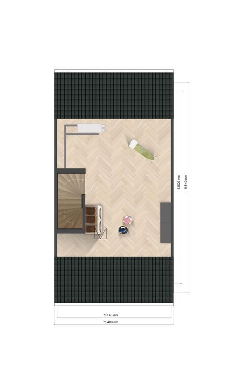 Weidezicht, rijwoningen 4, Meppel plattegrond-0