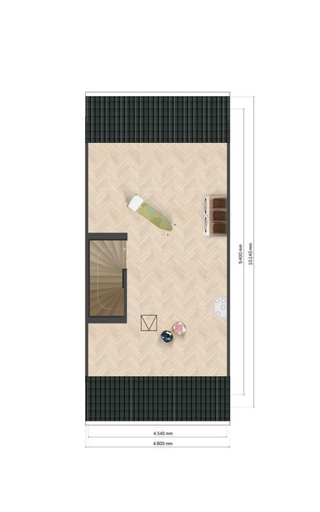 Veldrijck, rijwoningen 43, Meppel plattegrond-0
