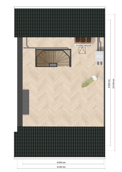 Kolderrijck, 2-onder-1-kap 39, Meppel plattegrond-0