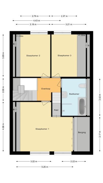 Schultambt 6, Meppel plattegrond-34