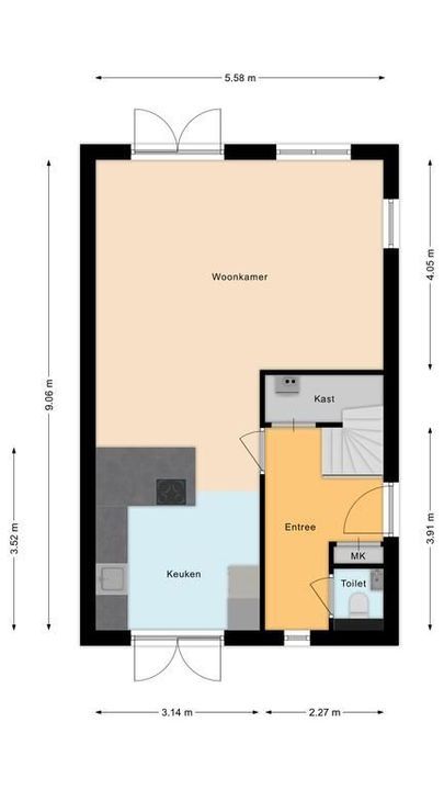 Witbolgras 14, Meppel plattegrond-44
