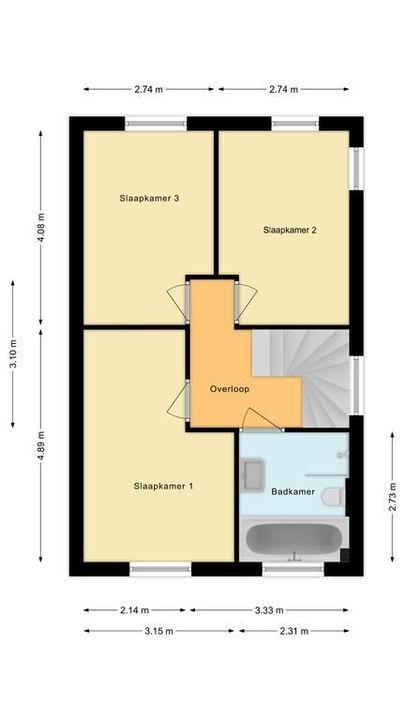 Witbolgras 14, Meppel plattegrond-44