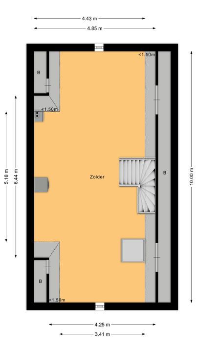 Valeriaan 34, Meppel plattegrond-36
