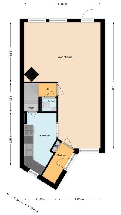 Bezettingslaan 12, Meppel plattegrond-40