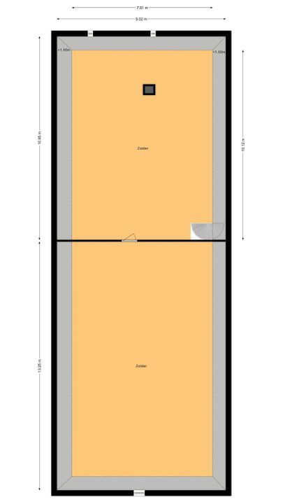 Oshaarseweg 43, Koekange plattegrond-52