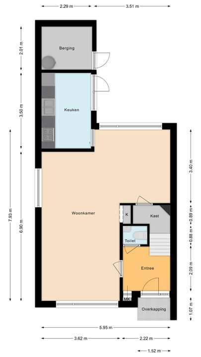 Generaal S.H. Spoorlaan 1, Koekange plattegrond-40