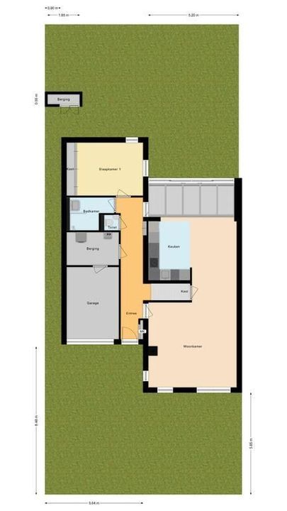 Kluft 134, Meppel plattegrond-32